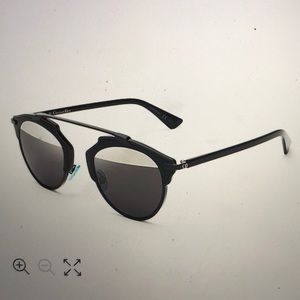 Dior SoReal split mirrored lenses sunglasses